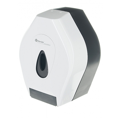 Merida Top MINI Pojemnik na papier toaletowy z tworzywa ABS, szary tył i szare okienko kontrolne